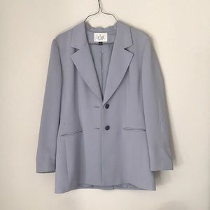 Grey-Blue Matching 2-Piece Vintage Suit